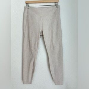 Outdoor Voices tan light beige high waist leggings size L